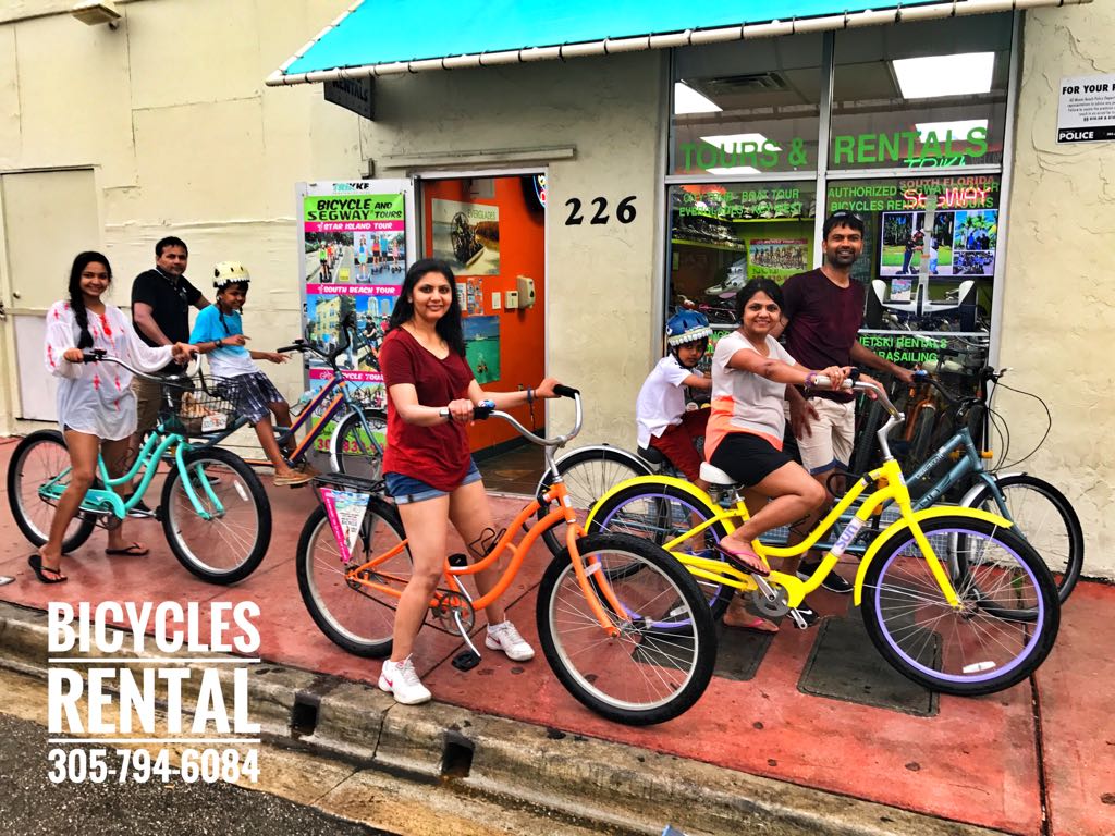 Bicycle Rental - Bicycles Rental Colorful Family